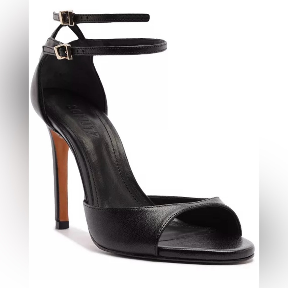 Schutz Women's Sue Dress Sandals Black size 7 1/2